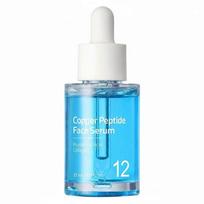 Copper Peptide Face Serum, Anti-Aging with Copper Tripeptide, GHK-Cu, 12 Multi-Peptide Formula for Fine Lines, Firming, Skin Elasticity, Hydrating 1PCS
