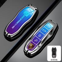 Naujas gradientinis automobilio rakto dėklas Dangtelis Maišelis Korpusas Porsche Panamera Carman Macann Bobst Cayenne 911 981 991 970 9969 Lipdukas