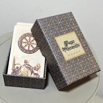 12*7cm Pagan Otherworlds Tarot Deck in Rigid Box – 84 Pcs Unique Artistic Design - Double-embossed Cardstock įvairiaspalvis