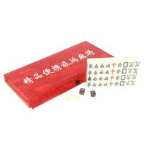 Mini Portable Mahjong Set With 4 Tile Racks and Space Saving Design Premium Construction Perfect For Backpacks Storage 1