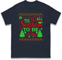 Tis The Season To Be Jolly Christmas Holiday T Shirt,New Year Xmas Group Costume XL