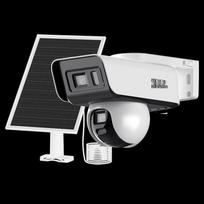 HIKVISION Dvigubo objektyvo 8MP Saulės energijos 4G Lauko apsaugos kamera CN kištukas (adapteris įtrauktas) Standard - No Memory Card
