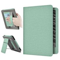 Dėklas 7'' Kindle Paperwhite (12 karta), Įrengtas saugos apyranke, laikikliu šviesiai žalios spalvos