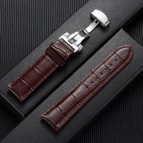18/19/20/21/22mm Genuine Calfskin Leather Watchbands for Tissot Replacement Watch Band with Butterfly Clasp Soft Wristwatch Band 18mm ruda