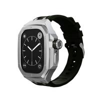 Luxury Modification Mod Kit for Apple Watch Ultra 2/Ultra 49MM Stainless Steel Strap+Case for IWatch Series 49mm Accessories For 49MM Ultra 1 2