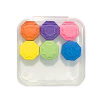 6/12PCS Korea Traditional Play Game Gonggi Jack Stone Pebbles Set Box Exercise Colorful Fun Stress Relief Toy