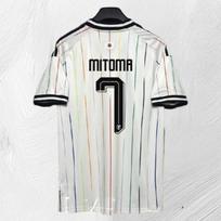 Japonijos Pasaulio taurės marškinėliai Futbolo apranga Gerbėjų versija ITO MITOMA XL balta