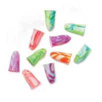 10/20/50 vnt. Daugiaspalviai minkšti šviesūs ausų kištukai garso apsaugantys apsauginiai ausų kištukai 10 Pcs