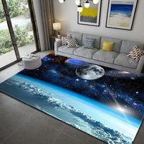 Madingi 3D spausdinti žemė dideli kilimai galaktika erdvės raštas kilimų salonas didelis kilimas svetainė vonios kambario kilimėlis, neslystantis 40x120cm