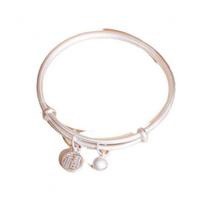Zuyin 999.9 Gufa Fu Brand Bell Big Children's Bracelet Male and Female Push-pull Bracelet Elementary School Student Ancient Style Silver Jewelry Gift Adjustable size