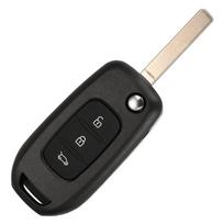 3 mygtukų automobilio raktų apvalkalas, skirtas Renault/Kadjar/Captur/Symbol/Kaptur/ Megane/Logan 2013–2018 m. VA2 Blade