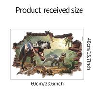 Sulaužyta siena Juros periodo dinozaurų vaikų kambario namų sienų gražinimo sienų lipdukai 40*60CM/fun-e39