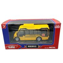 1:36 mastelis 13cm Mokyklinis autobusas Lydinio automobilis Diecast & Žaislinės transporto priemonės Automobilio modelis Miniatiūrinis mastelio modelis Automobilis Vaikams geltona