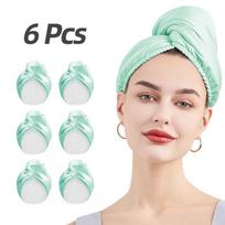 6 Silk Hair Dryer Wrap Hair Dryer Quick Drying High Absorbent Suitable for Women & Girls Suitable for Home & Travel Use