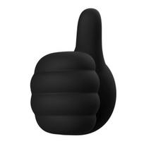 1/6/12/24 vnt. lipnių kabelių laikiklių, pieštukų laikiklių, vandeniui atsparių, plačiai pritaikomų silikoninių „Thumbs-Up“ sieninių kabliukų 1pc juoda