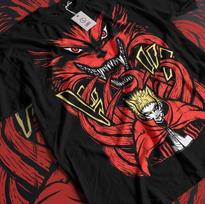 Naruto Baryon Mode T-Shirt kyuubi kurama T-Shirt Anime Manga Shirt Graphic Tee 2XL