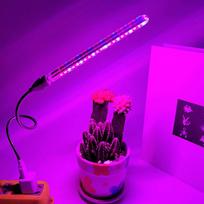 LED viso spektro augalų lempa USB auginimo šviesa lanksti LED augimo lemputė fito lempa gėlių sodinukų hidroponinis apšvietimas 1 Pcs