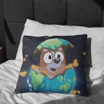 B-Bluey-es Bandit-Chilli  Pillow Case Pillow Case Living Room Sofa Cushion Cover Suitable For Home Bedroom Room Decoration 12x12Inch