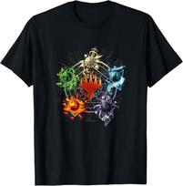 Magic: The Gathering Mana Symbols Epic Poster T-Shirt Unisex T-Shirt M