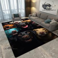 3D mielas šuo margintas kilimas virtuvės kilimėliai Neslystantis kilimas lauko kilimai zoninis kilimas miegamojo dekoras rožinis kambario dekoras gimtadienio dovana 40x60cm