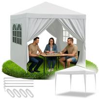 Sodo paviljonas, komercinė palapinė, vakarėlio pavėsinė, 4 šoninės sienelės, langai, xxl