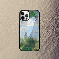 Claude Monet meno dėklas telefonui iPhone 15,14,13,12,11,Plus,Pro,Max Mini Magsafe magnetinis belaidis įkrovimas iPhone14pro white