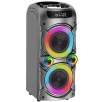 Nešiojama Bluetooth kolonėlė 100W Galinga Belaidė Boombox TWS poravimas Garsus Stereo Garsas Gilūs Bosai Didelės vakarėlių kolonėlės su žemų dažnių garsiakalbiu LED šviesos juoda