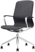 Furniture Trade ELC Nola odinė biuro kėdė, juoda