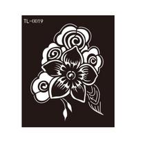 Henna Tattoo Stencil, Reusable DIY Tattooing Template, Floral Animal Patterns Stencil for DIY Indian Temporary Tattoos Music Festivals Body Art S