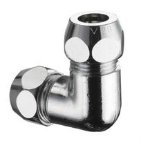 Schell Alkūnė 064460699. 3/8 x 3/8 išor. srieg. dvi 10 mm veržlės