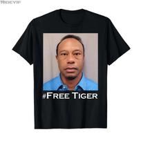 Free Tiger Shirt Golf Goat Celebrity Sports Funny Meme Tshirt For Men Women 100 Cotton T Shirts Short Sleeve Tops 04031 S
