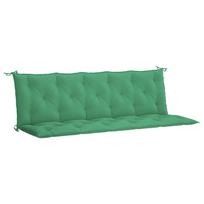 Garden Bench Cushion Green 180x(50+50)x7 cm Oxford Fabric