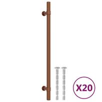 Furniture Handles 20 pcs Bronze Finish 224 mm Center to Center Stainless Steel