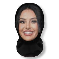 Full Face Cover Balaclava Hood Mask Stretchable Lightweight Breathable Fabric for Outdoor Sports and Protection One Size juoda