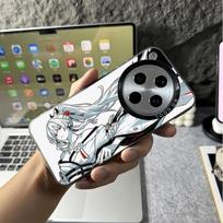 For Oppo Find X9 Pro X8 Pro X7 Ultra Reno 15 Pro 15F 14F 13F A6T Pro “Hiyuki” Micro Frosted Hard Phone Case /Soft Border Shockproof Oppo Cover Oppo Find X9 Ultra