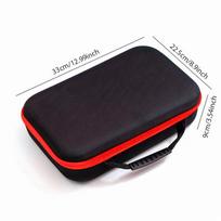 Portable Tool Storage Bag Oxford Fabric Drill Case Large Capacity Organizer with Handle Durable Zipper Closure for Power Tools Accessories One Size juoda
