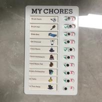 Sliding Type To Do List Board Reusable Task Tracker Planner  Time Management MY CHORES