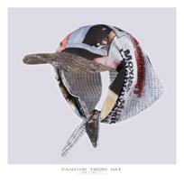 Vintažinė su lanku ir raišteliais skara-kepuraitė beatos for vyrams moterims Punk Hip Hop Gatvės stiliaus galvos apdangalas Asmeniška bandana kepurė 54-60cm gray