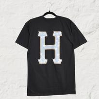 HUF Jacob Classic H Logo Tee Black Skate Streetwear T Shirt Size S S