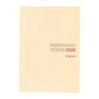 Hobonichi Techo 2026 Originalus planuoklis, dydis 1 puslapis per dieną, sausis, sekmadienis [A6 / / / pradžia] smėlis