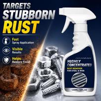 Highly Concentrated Rust Remover Spray for Steel and Iron Surfaces Effective Rust Dissolver for Metal Maintenance and Restoration 120ml 4fl oz One Size