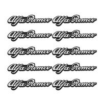 PRTZU1 3D Automobilio Garso Stereo Garsiakalbio Ženklelio Lipdukas Decal Aksesuarai Alfa Romeo Giulia Stelvio Giulietta 156 159 147 Mito Tonale GT