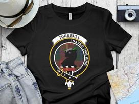 Turnbull Clan Crest I Saved The King Tartan T-Shirt Sweatshirt L