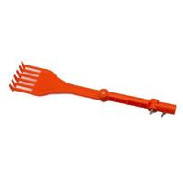 New Gutter Cleaning Rake From The Ground Home Gutter Tool Rotatable Handle Small Rake Multi-Use Tool For Roofs Gutters oranžinė