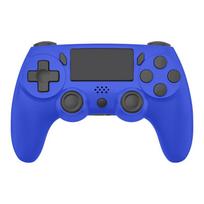 Wireless Bluetooth Controller for PS4, Dual Motors Dual Vibration Gamepad Compatible with PS4 blue