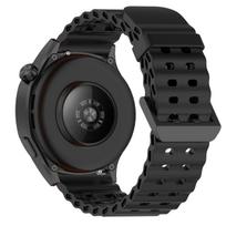 Two-color Wave Silicone Band For Blackview W80 Pro W70 Pro Sport 22mm Wristband Strap For Blackview W50 W50 Pro W60 X20 Bracelet 22mm Universal juoda