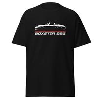 Boxster 986 2001 Vidurio variklis Pirmos kartos Roadster Grafinis T-shirt Marškinėliai Dovana Marškinėliai XL