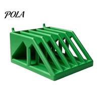 Sandpaper Storage Rack Rack, 5 Inch Sanding Discs Bins, with Wall Mount Hooks And Slots Design, Desktop Organizer Holed Disc žalia