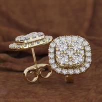 Auskarai moterims 14k aukso deimantų peridot Oorbellen Bijoux Femme Bizuteria Stud Auskarai Auksiniai papuošalai auksas