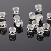 Silicone Burger Earplugs sidabras